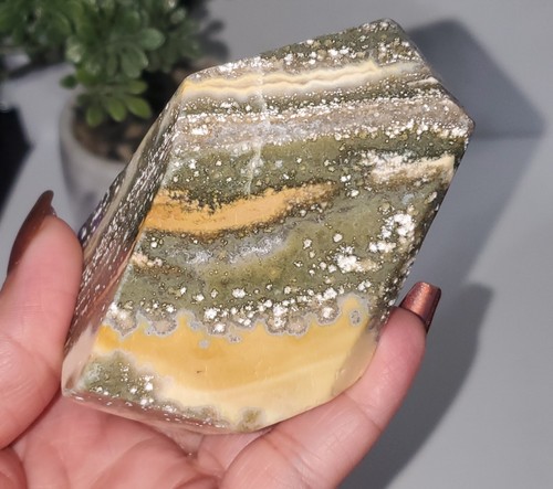 Ocean jasper crystal - ocean, quartz