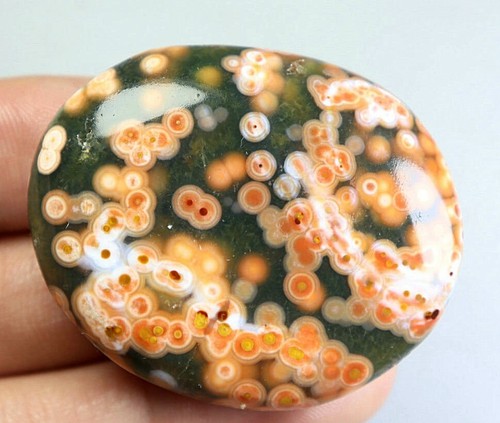 Natural round eye ocean jasper - round,