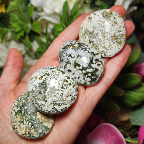 Ocean jasper palm stone - ocean,